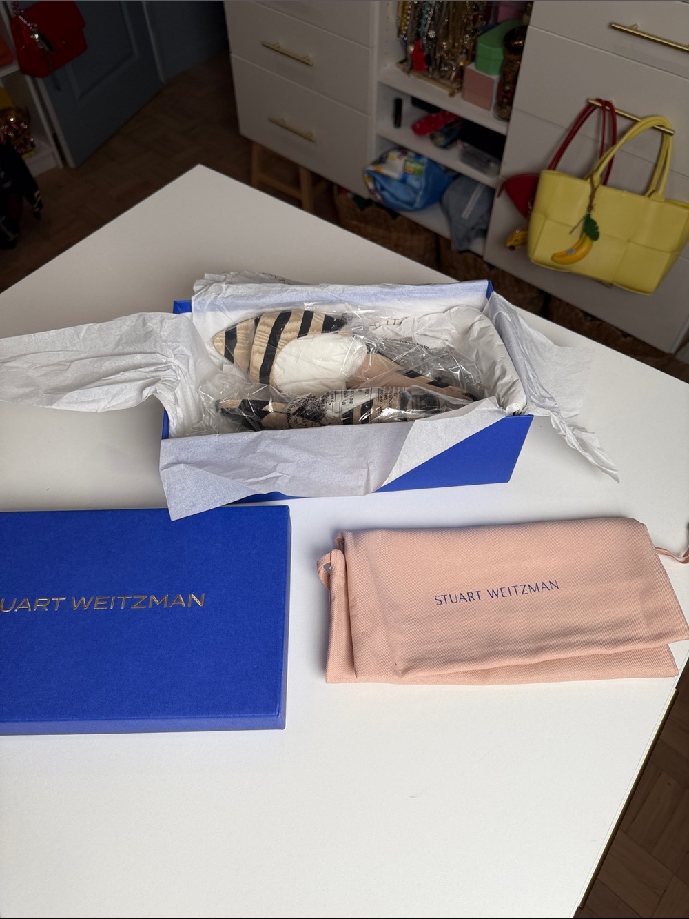 Brand New Stuart Weitzman Zebra Print Lexington Mule 50 Kitten Heel - Picture 3 of 4